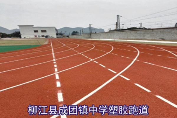柳江县成团镇中学塑胶跑道