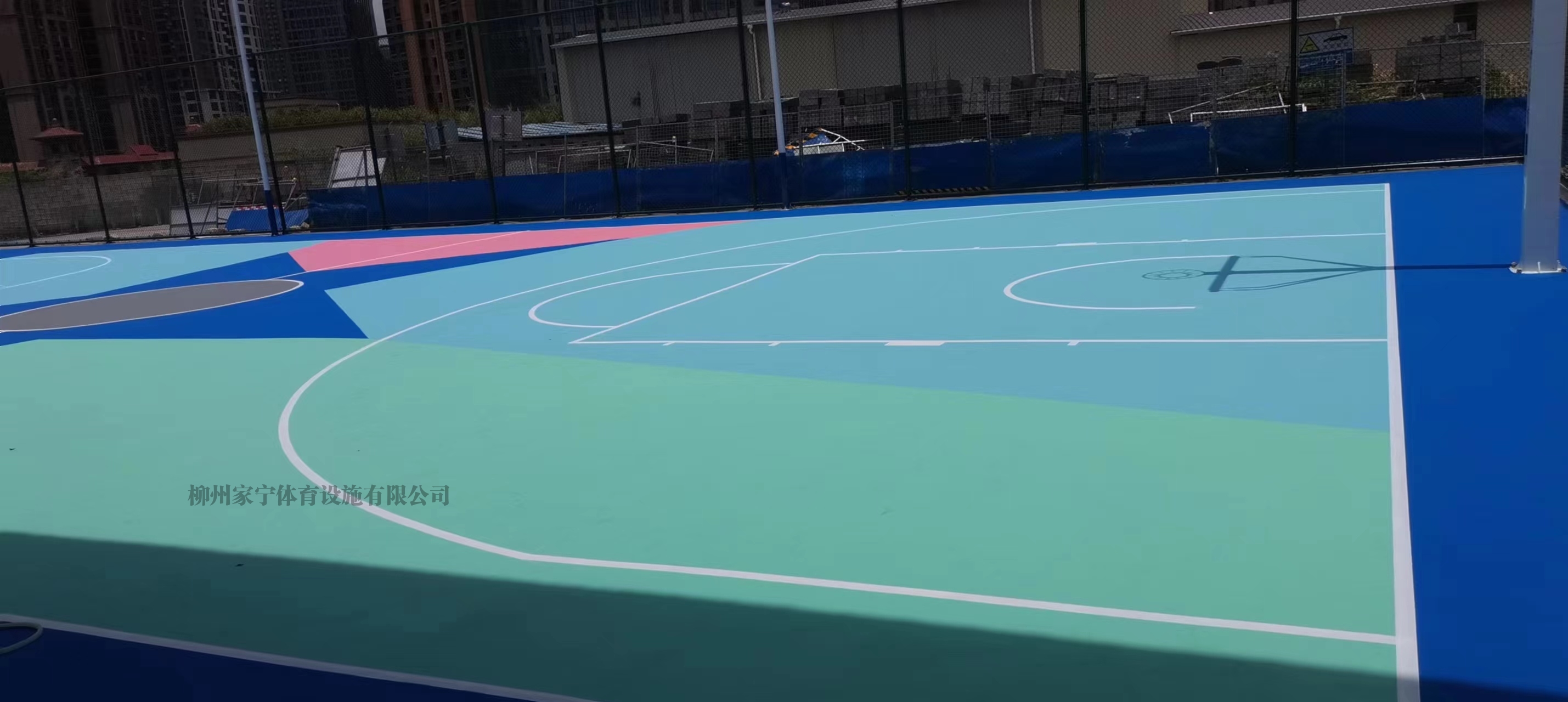 北京 篮球场画线
